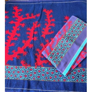 Set Hand- en Theedoek - Koraal - Blue